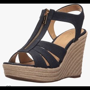 Michael Kors Zip Up Wedges : 8.5